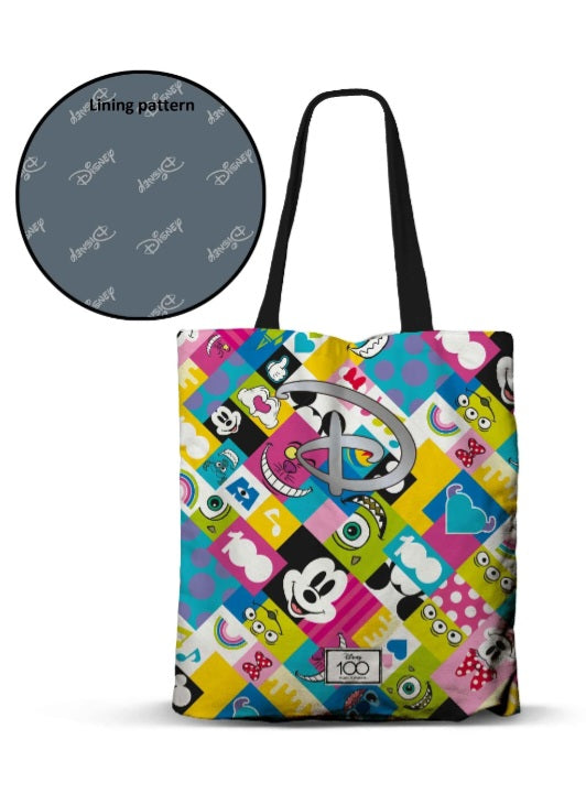 Disney 100 Ans - Collage - Tote Bag Premium