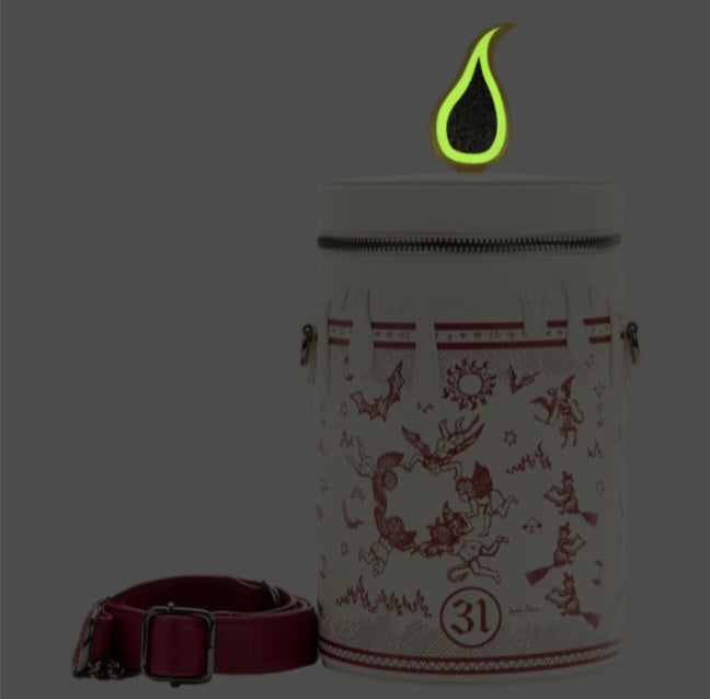 DISNEY-Hocus Pocus "Bougie flamme noire" - Sac à bandoulière LoungeFly