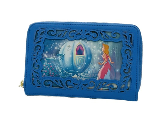 DISNEY - Fenêtre Cendrillon - Portefeuille LoungeFly 'Exclusive Ed'