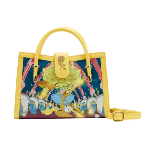 DISNEY-Belle et la Bête "Scène Princesse"- Sac bandoulière LoungeFly