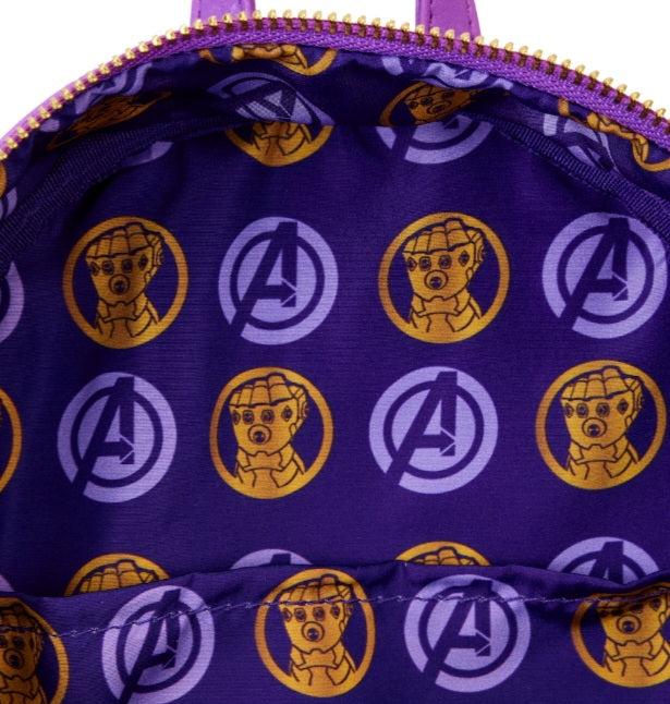 MARVEL - Shine Thanos Gauntlet - Mini Sac à Dos LoungeFly