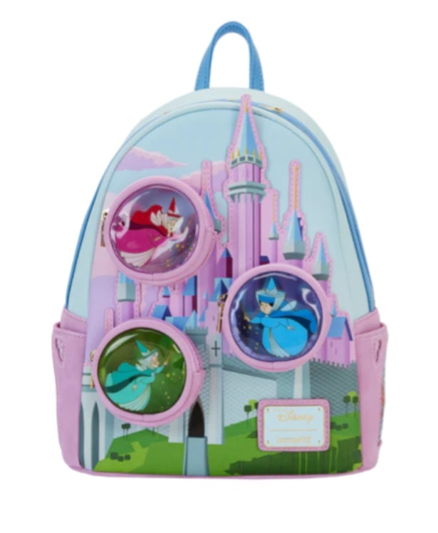 BELLE AU BOIS DORMANT - Vitrail Chateau - Mini sac à dos Loungefly