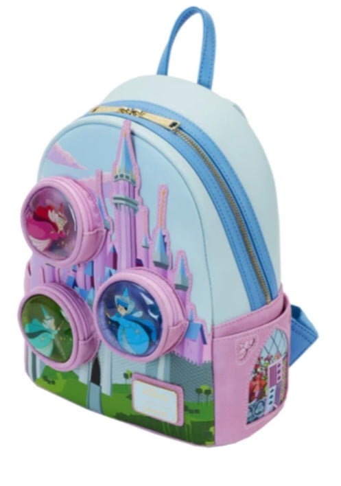 BELLE AU BOIS DORMANT - Vitrail Chateau - Mini sac à dos Loungefly