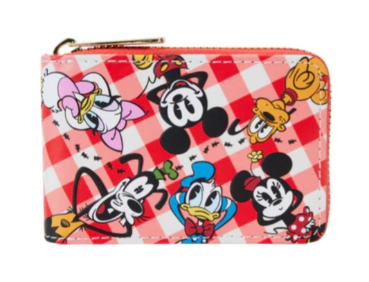 DISNEY - Mickey et Amis "Picnic" - Portefeuille LoungeFly