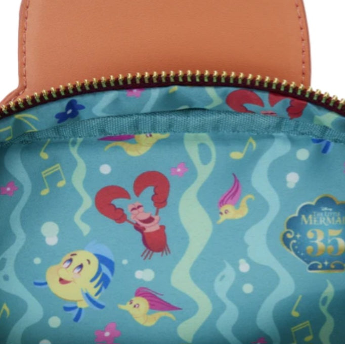 Petite Sirène Anniversaire 35 ans - Sébastien - Sac Crossbuddies Loungefly