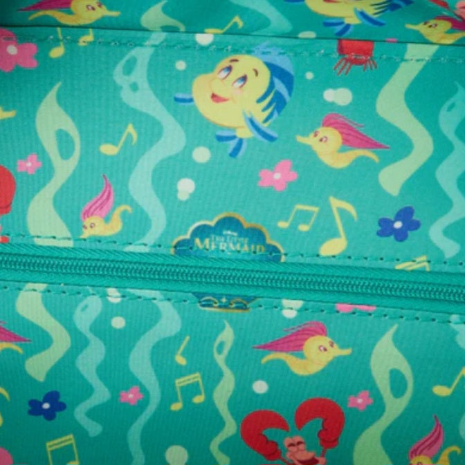 PETITE SIRENE 35 ANNIV. - Ariel Face -Sac bandoulière Loungefly