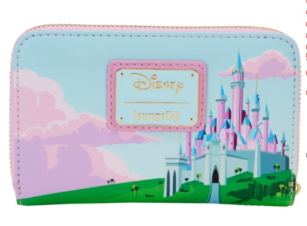 Disney Loungefly Portefeuille Belle Aux Bois Dormant Stained Glass Castle