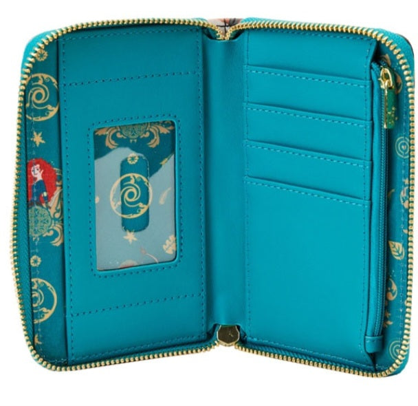 Disney Loungefly Portefeuille Brave / Rebelle Merida Princess Scene