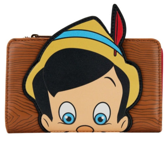 Disney Loungefly Portefeuille Pinocchio Peeking