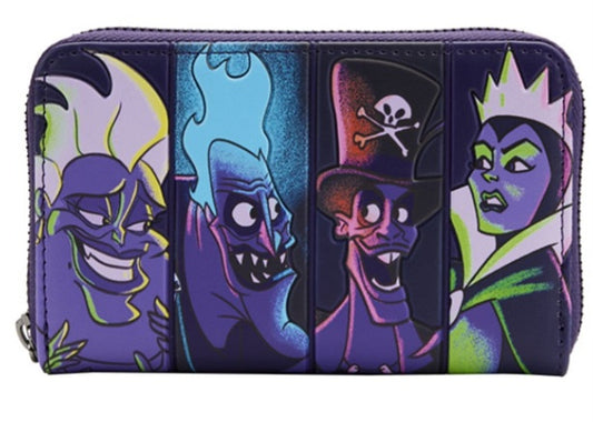 Disney Loungefly Portefeuille Villains In The Dark