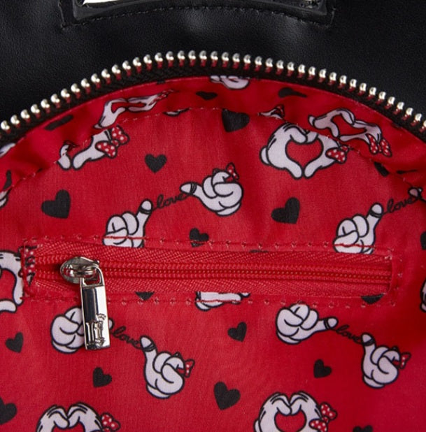 Disney Loungefly Sac A Main Mickey And Minnie Valentines Reversible
