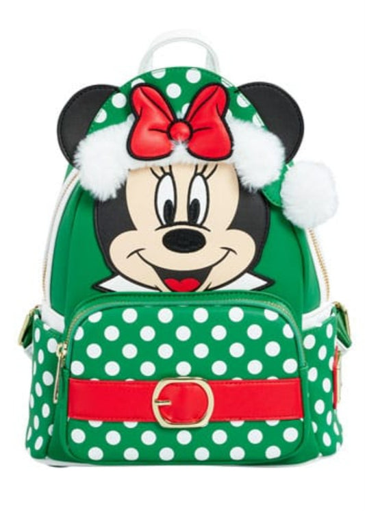 Disney by Loungefly sac à dos Mini Minnie Mouse Polka Dot Christmas heo Exclusive
