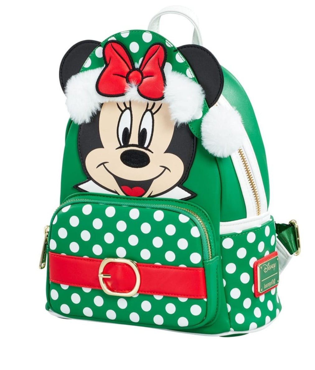 Disney by Loungefly sac à dos Mini Minnie Mouse Polka Dot Christmas heo Exclusive