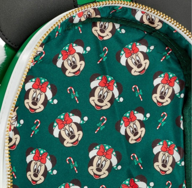 Disney by Loungefly sac à dos Mini Minnie Mouse Polka Dot Christmas heo Exclusive